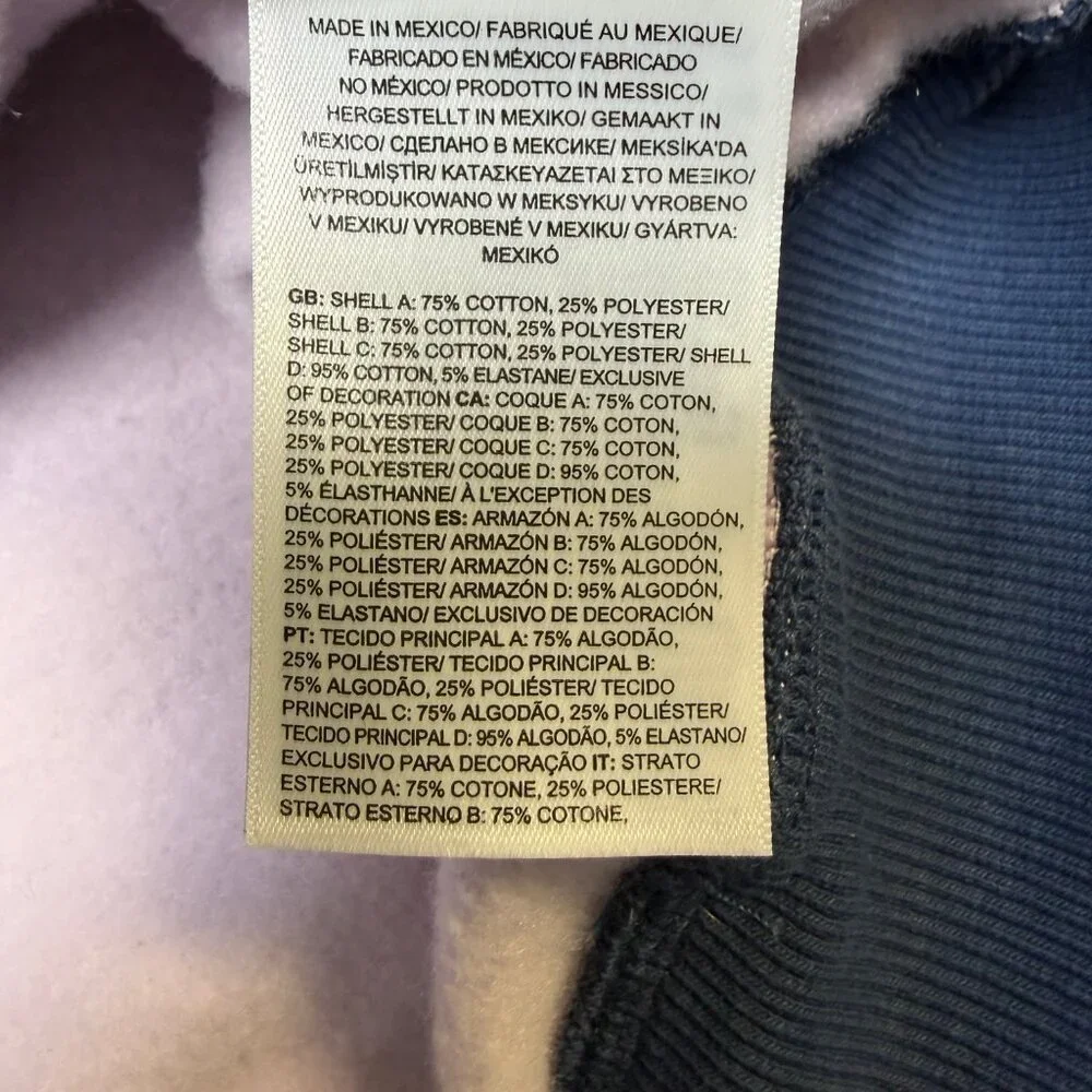 The North Face Women’s Color Block Hoodie Medium‎ Blue with Lilac EUC